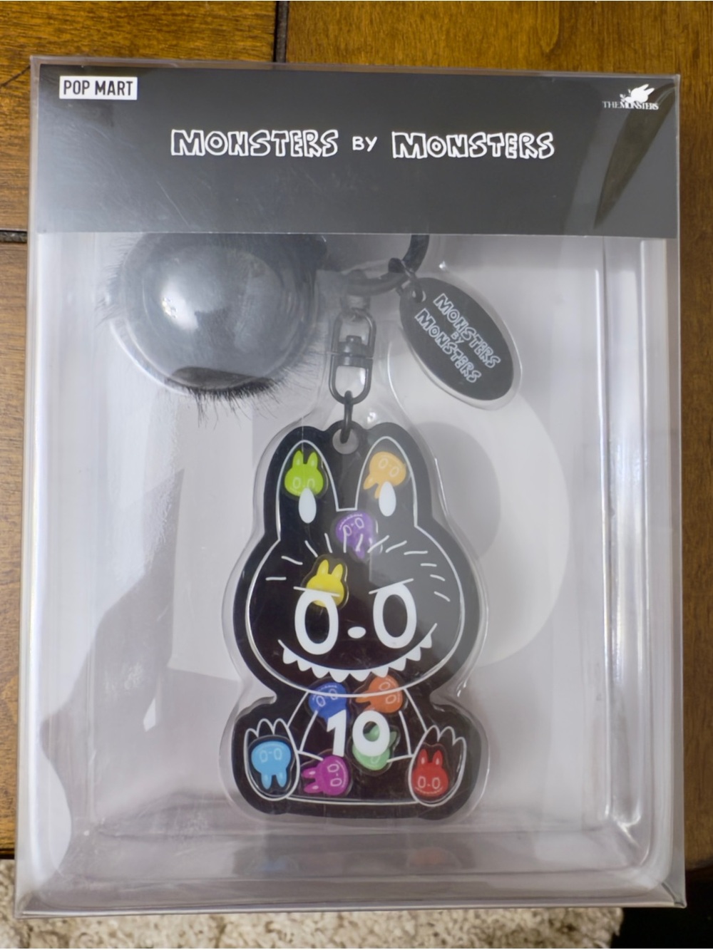 POP MART Labubu The Monsters 10th Anniversary Shaker Keychain - NWT Sealed